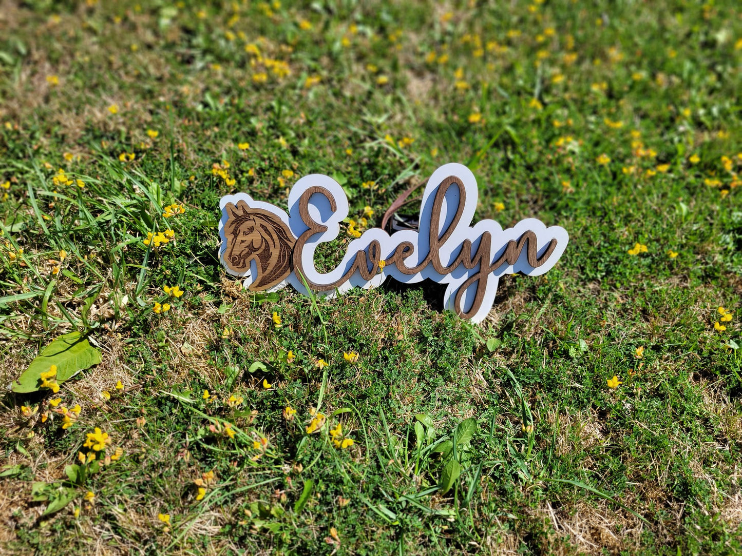 Personalised Girls' Name Sign - Customised Bedroom Door or Wall Decor
