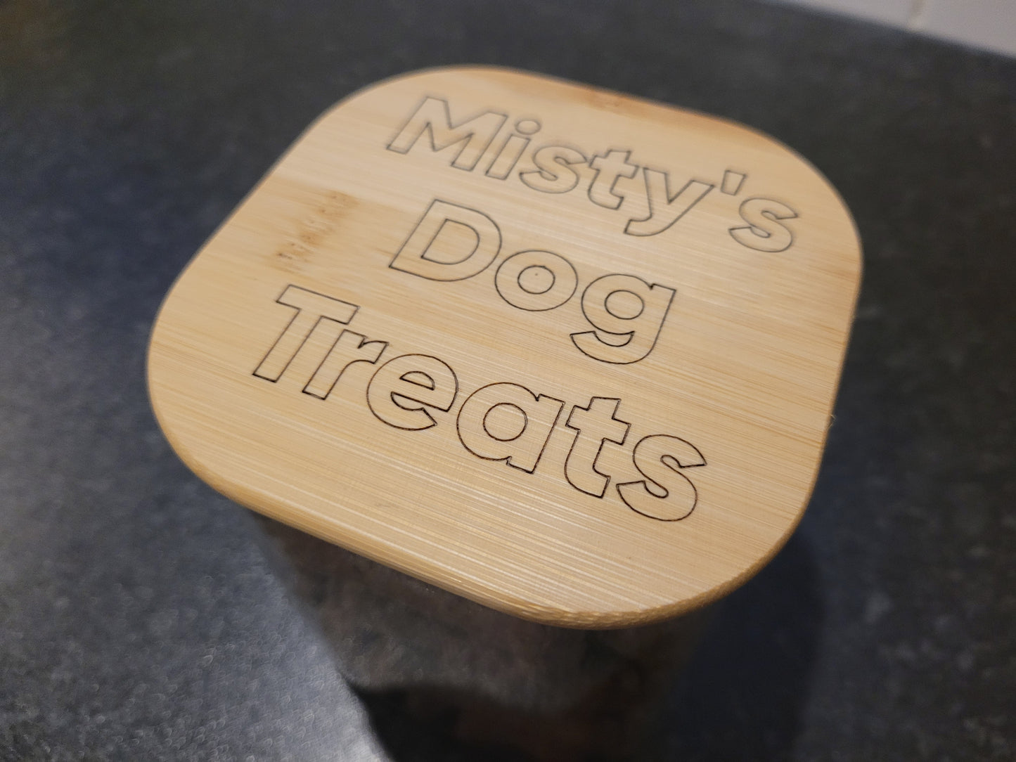 Personalised Dog Treats Jar - A Perfect Treat for Your Furry Friend!