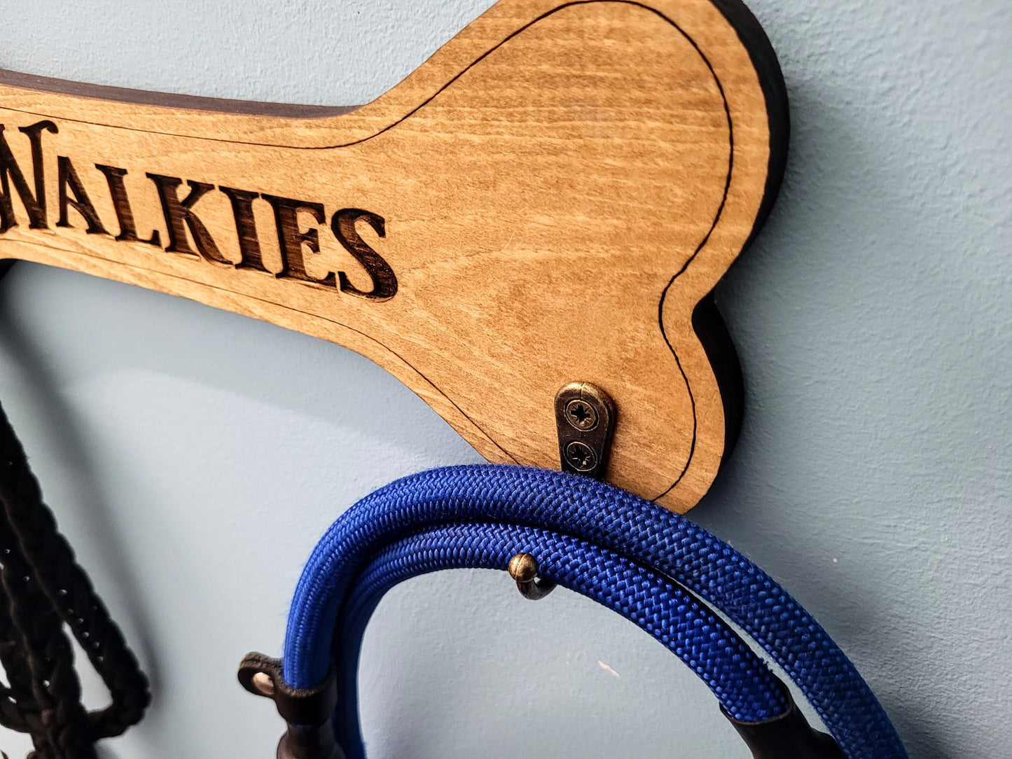 Dog Leash Holder - Walkies Solid Wood