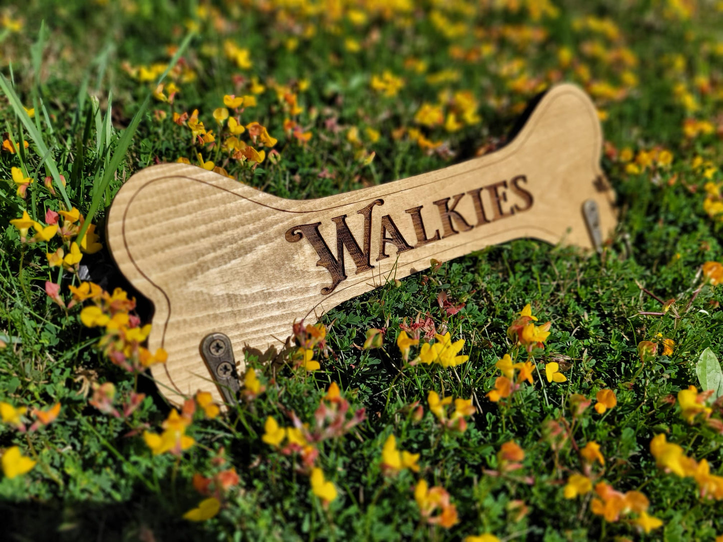 Dog Leash Holder - Walkies Solid Wood