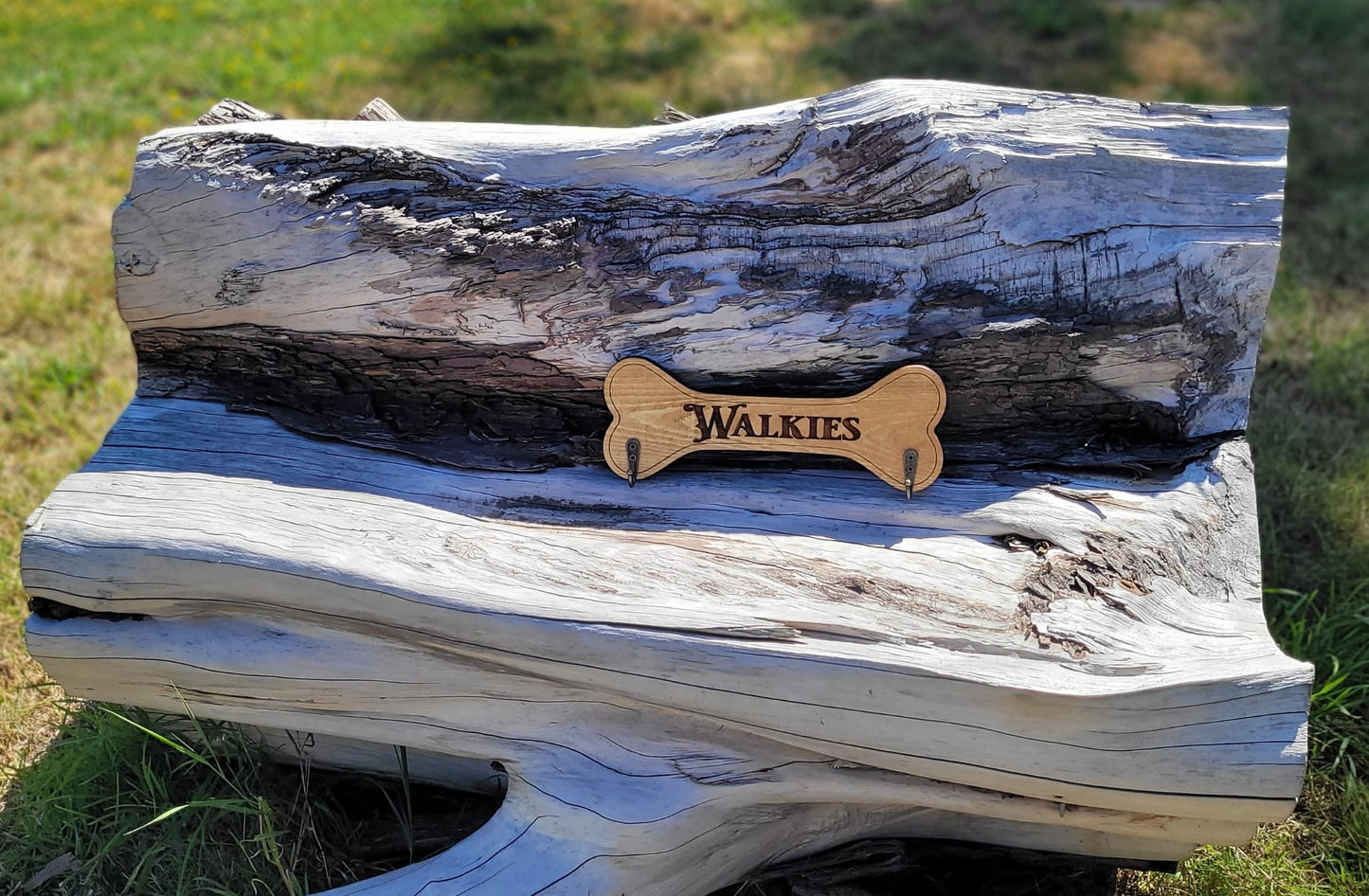 Dog Leash Holder - Walkies Solid Wood