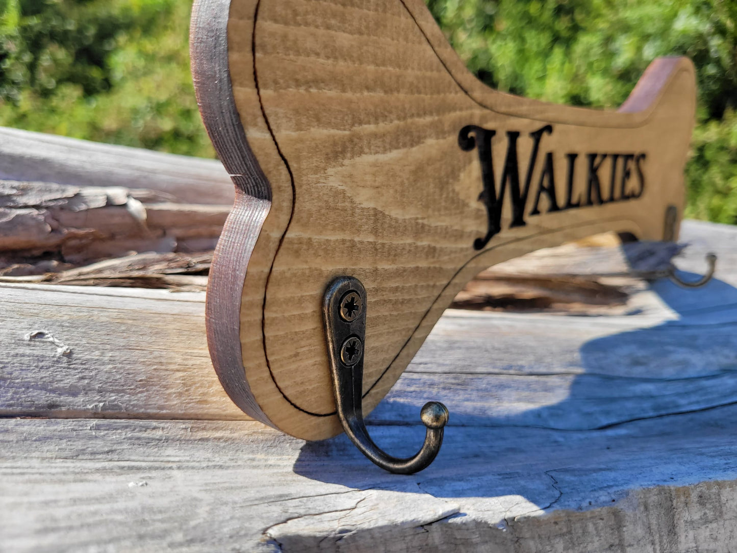 Dog Leash Holder - Walkies Solid Wood