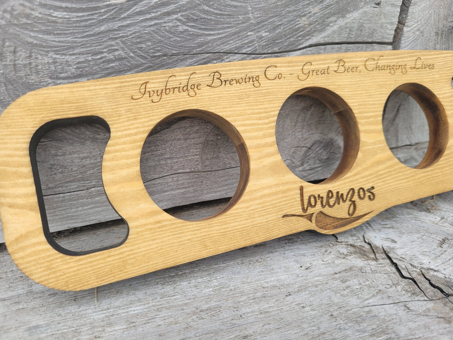 Beer Flights - Custom Made For Your Home Pub or Business Brand