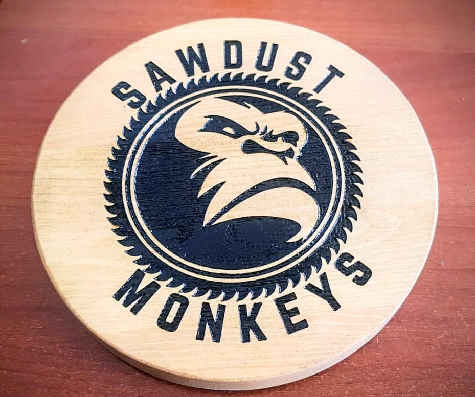 Solid Pine Sign - Round