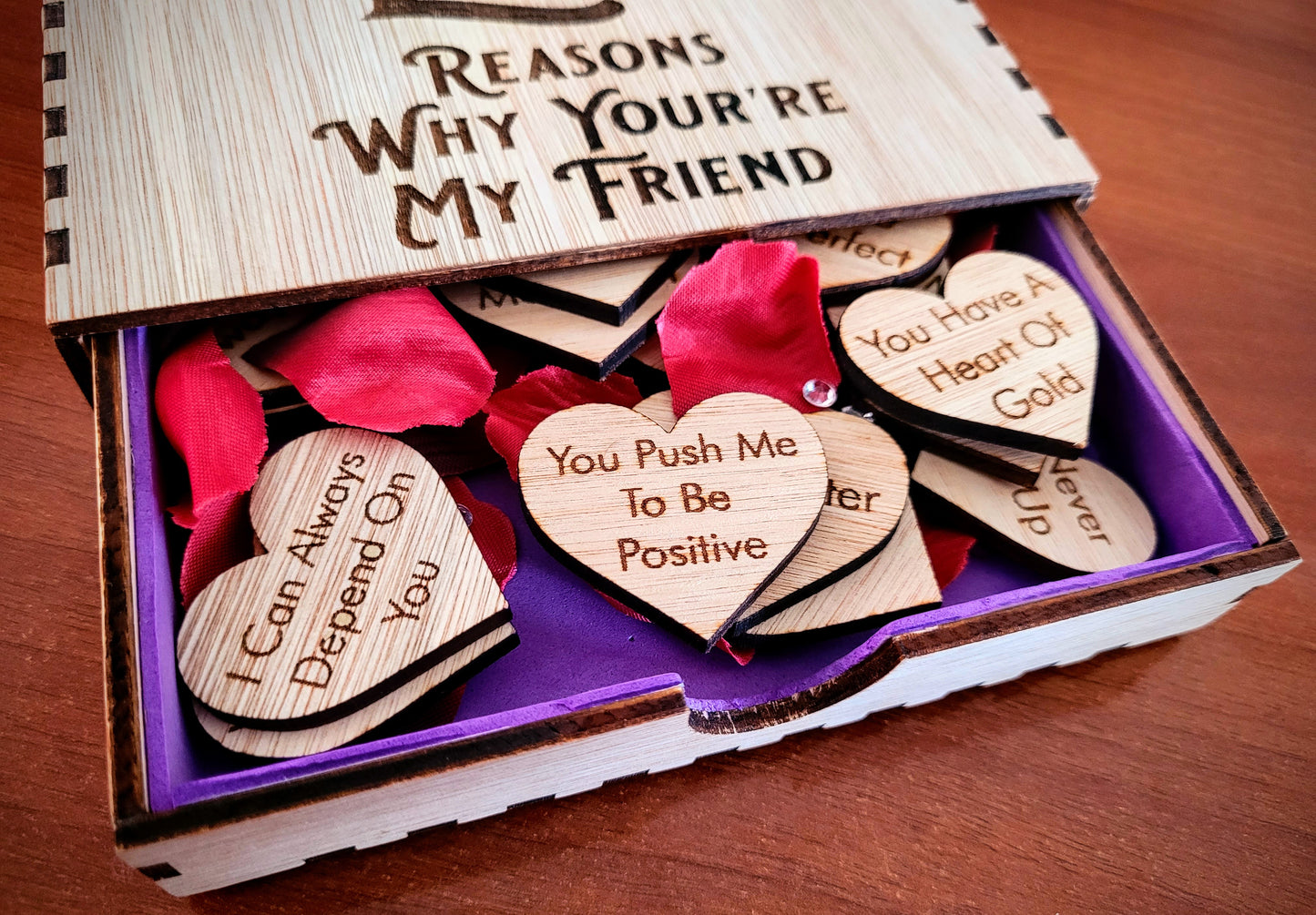 Personalised Friendship Sliding Drawer Gift Box