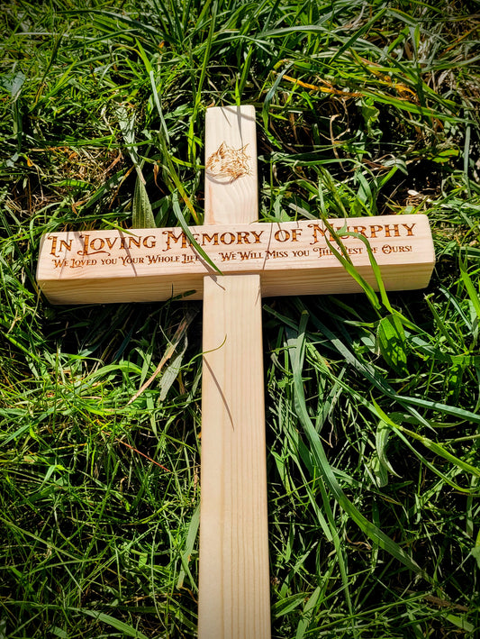 Wooden Pet Marker Memorial